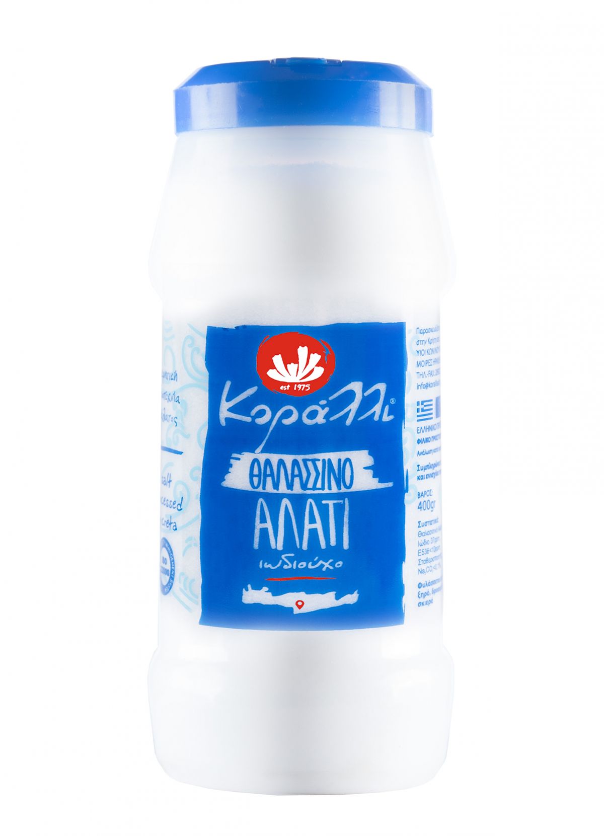 Classic plastic bottle KORALLI table salt 250g